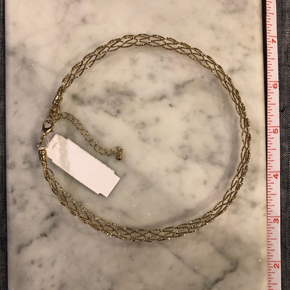 Gold Kenneth Jay Lane choker